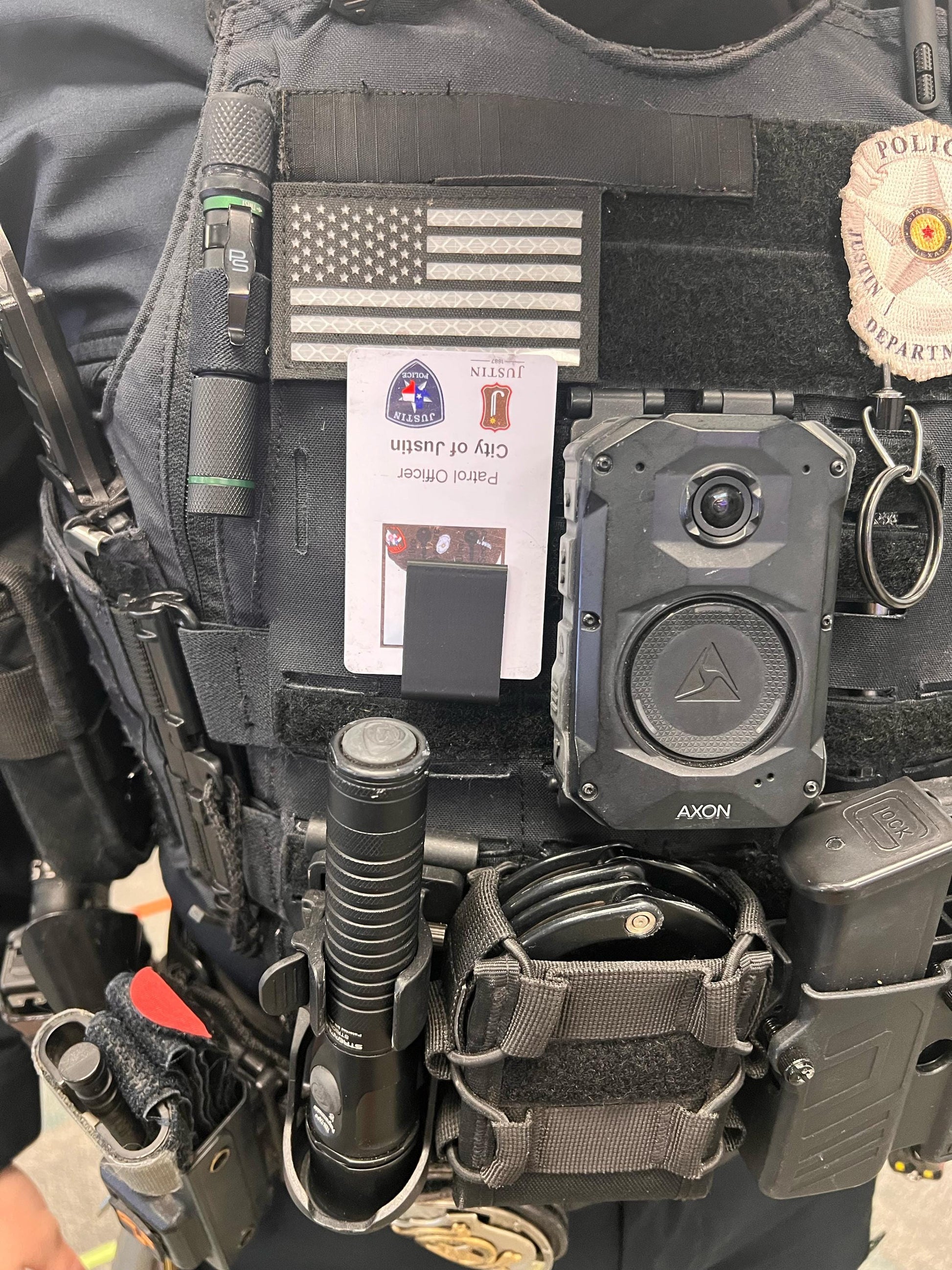 ID Holder, MOLLE Vest Compatible, Police ID Holder, Durable, 3D Printed.
