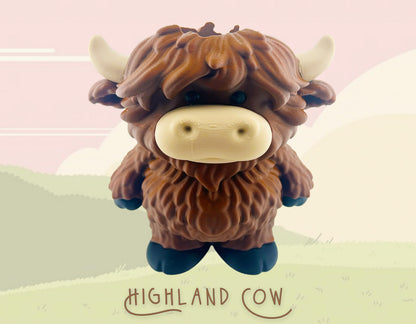 Highland Cow Soap Holder, Great Gift, Bathroom Decor, 3D Printed.