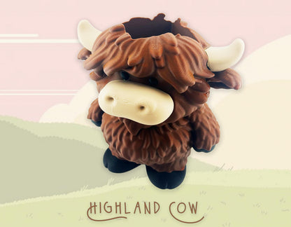 Highland Cow Soap Holder, Great Gift, Bathroom Decor, 3D Printed.