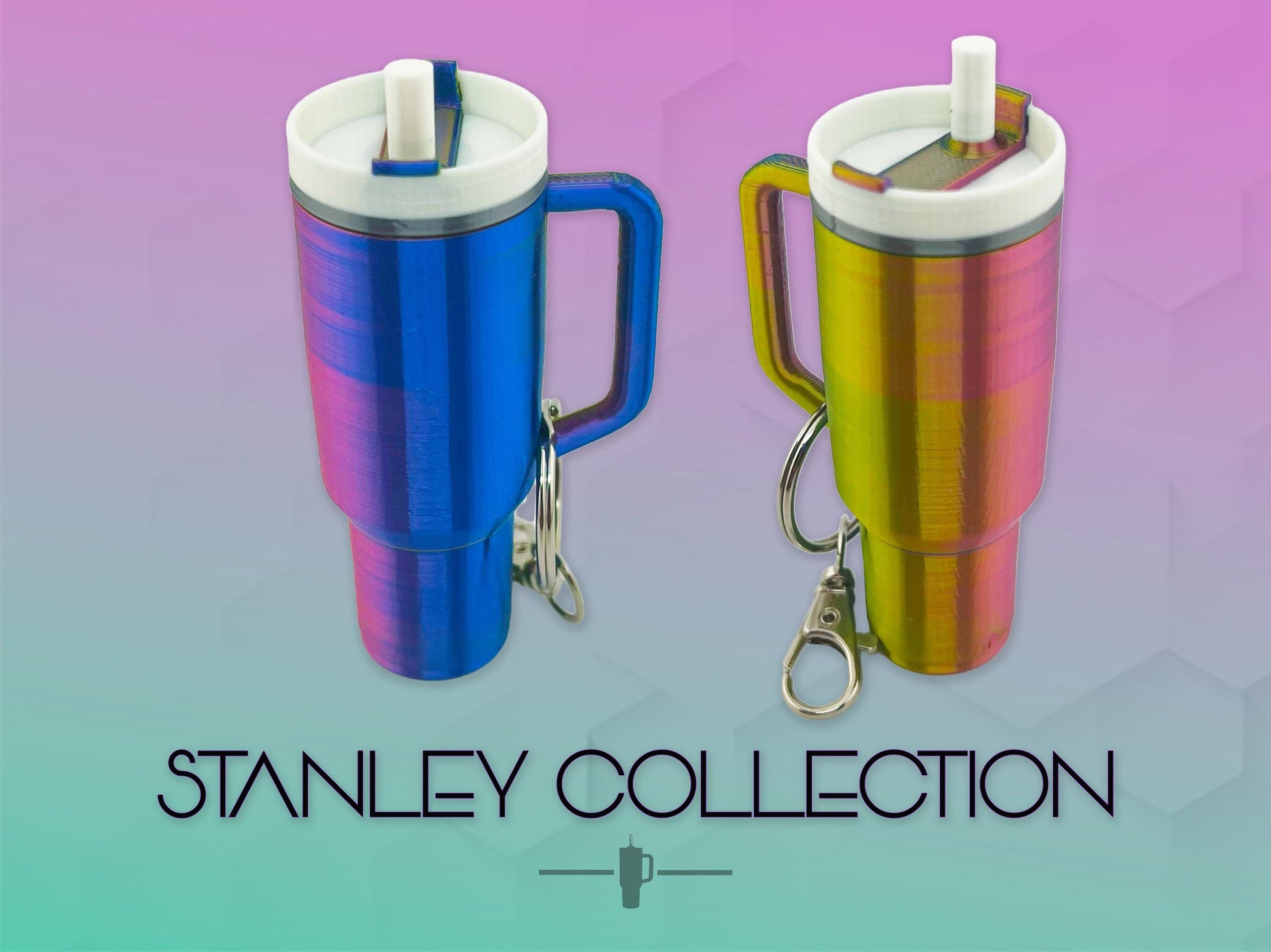 Stanley Chapstick Holder, Multiple Colors, Key Chain, Great Gifts, 3D Printed.