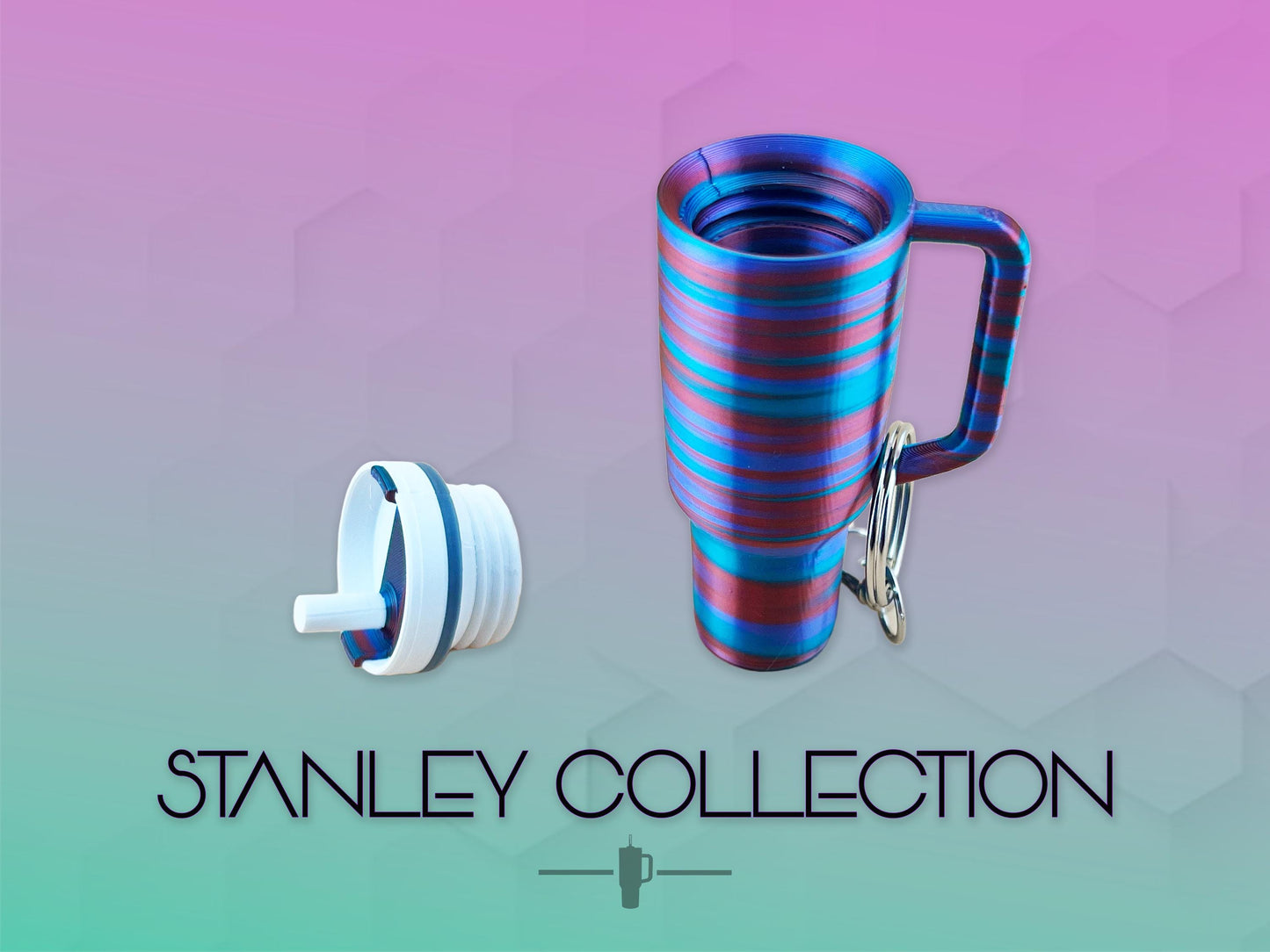 Stanley Chapstick Holder, Multiple Colors, Key Chain, Great Gifts, 3D Printed.
