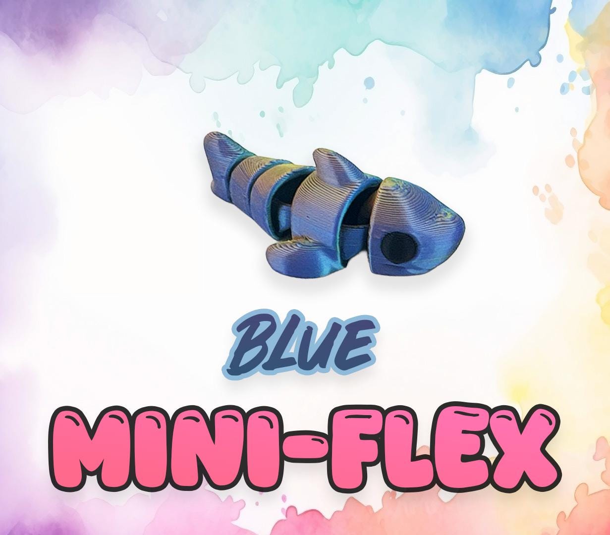 Articulated Flex Toys, 3D Printed Mini Creatures, Fun Desk Accessory