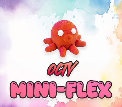 Articulated Flex Toys, 3D Printed Mini Creatures, Fun Desk Accessory