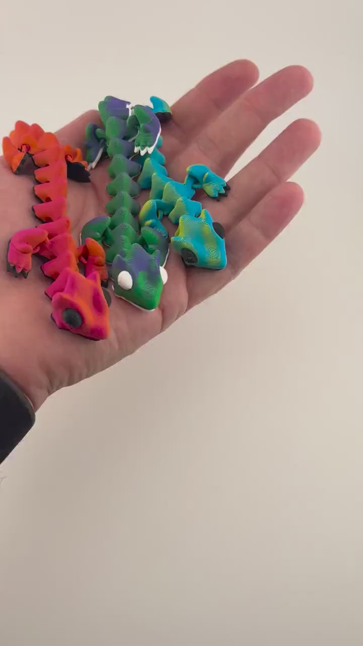 Articulated Dragons, Ember Dragons, 3D Printed